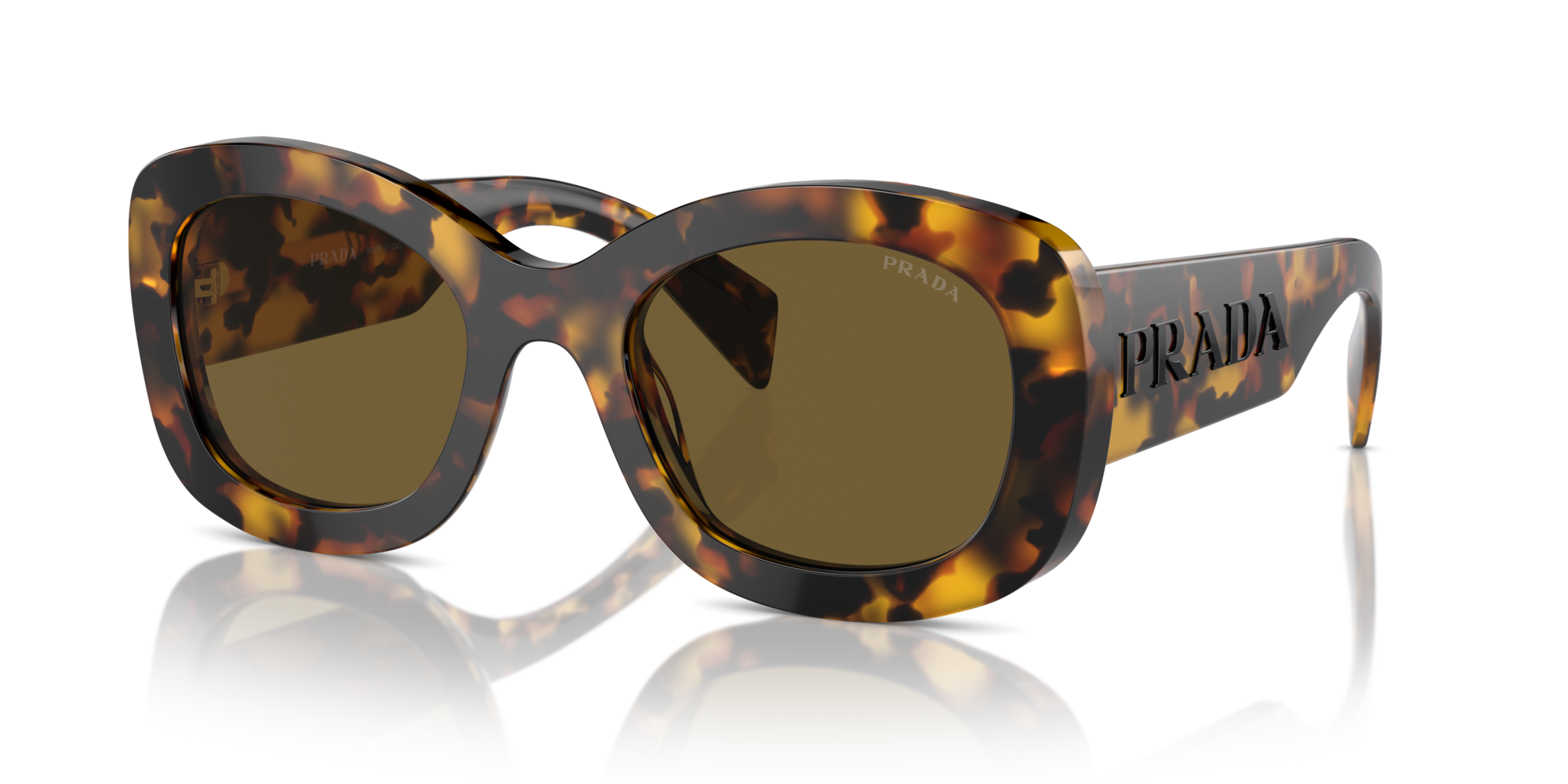 PRADA-A13S/S VAU01T HAVANA 54*23, Miel y tortuga, hi-res image number 0