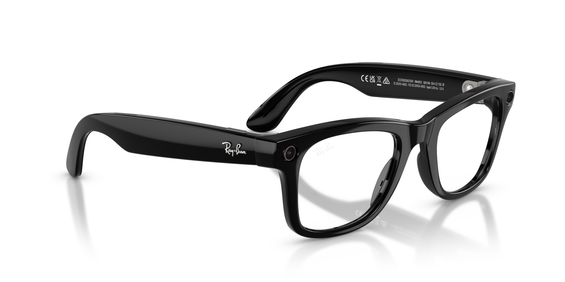 RB-META-4012-GEN-2 601/1M SHINY BLACK(TRANSITIONS GRAPH. GREEN 53*22, Negre brillant, hi-res image number 3