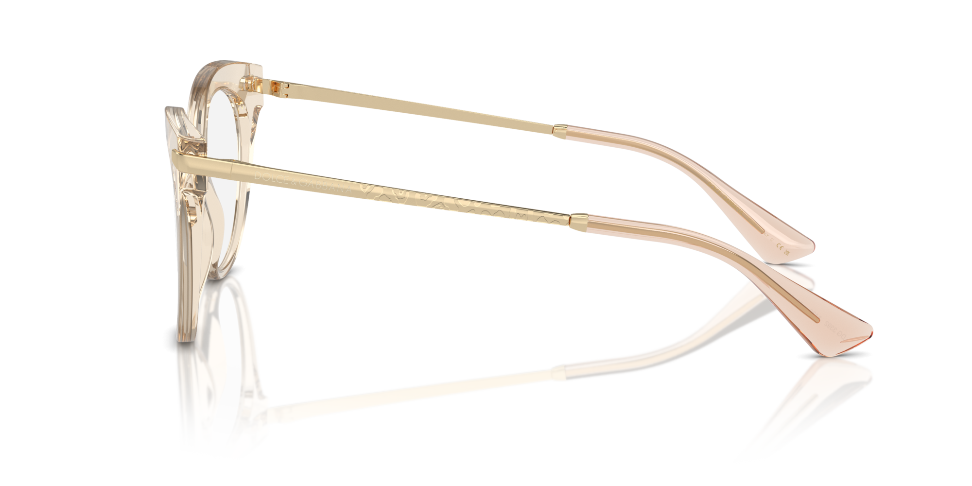 GABBANA-3392/G 3432 TRANSPARENT CAMEL 52*20, , hi-res image number 2