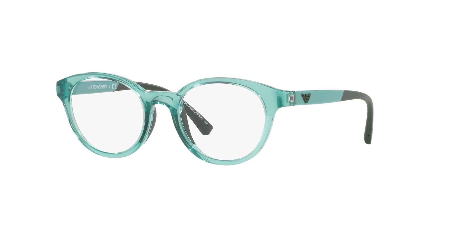 EMPORIO-KIDS-3205/G 5741 SHINY TRANSPARENT LIGHT BLUE 46*18, Blau-Transparent, hi-res image number 0