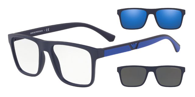 EMPORIO-4115/S 57591W MATTE (CLIP) DARK BL 54*18, Blau, hi-res image number 0 EMPORIO-4115/S 57591W MATTE (CLIP) DARK BL 54*18, Blau, hi-res image number 0