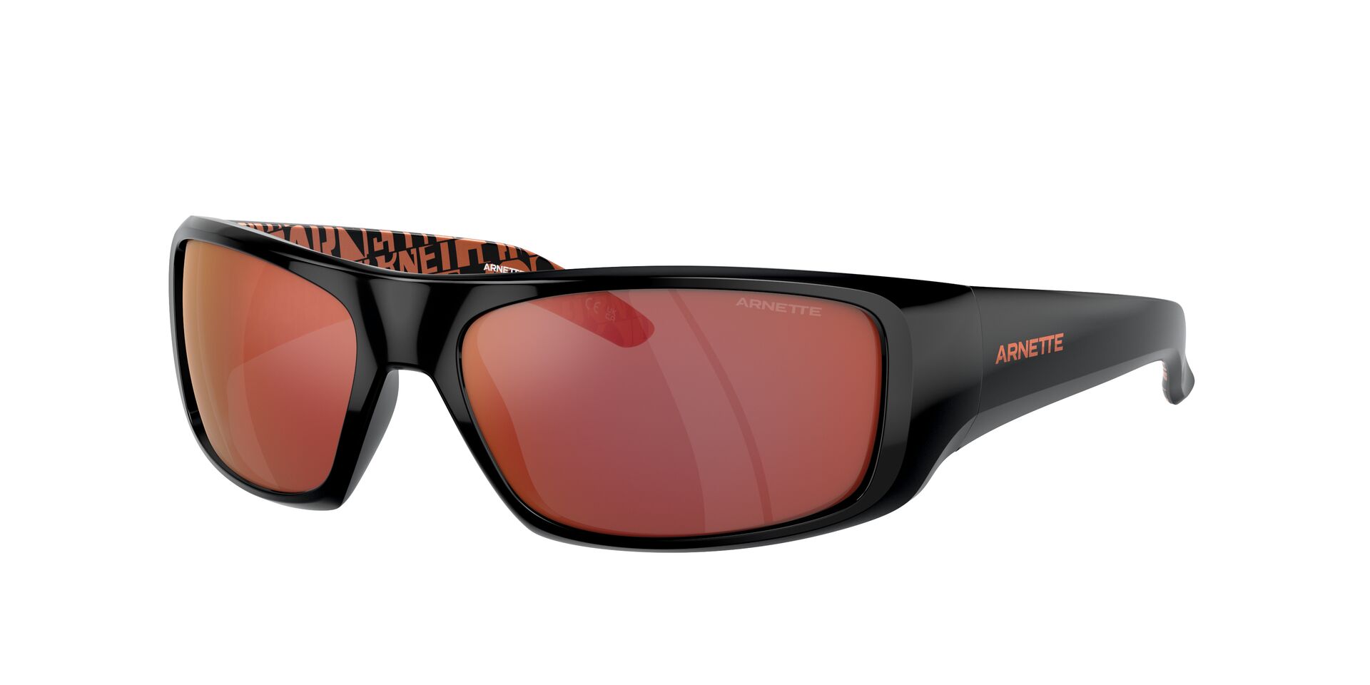 ARNETTE-4182 29166Q BLACK(GREY MIRROR ORANGE/YELLOW 62*17, Negre, hi-res image number 0