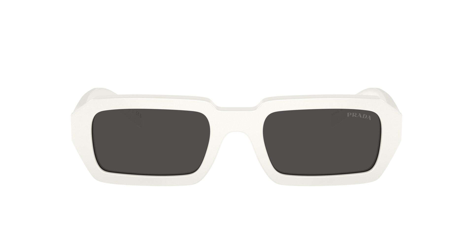 PRADA-A12S/S 17K08Z WHITE(DARK GREY 52*21, Blanc, hi-res image number 1