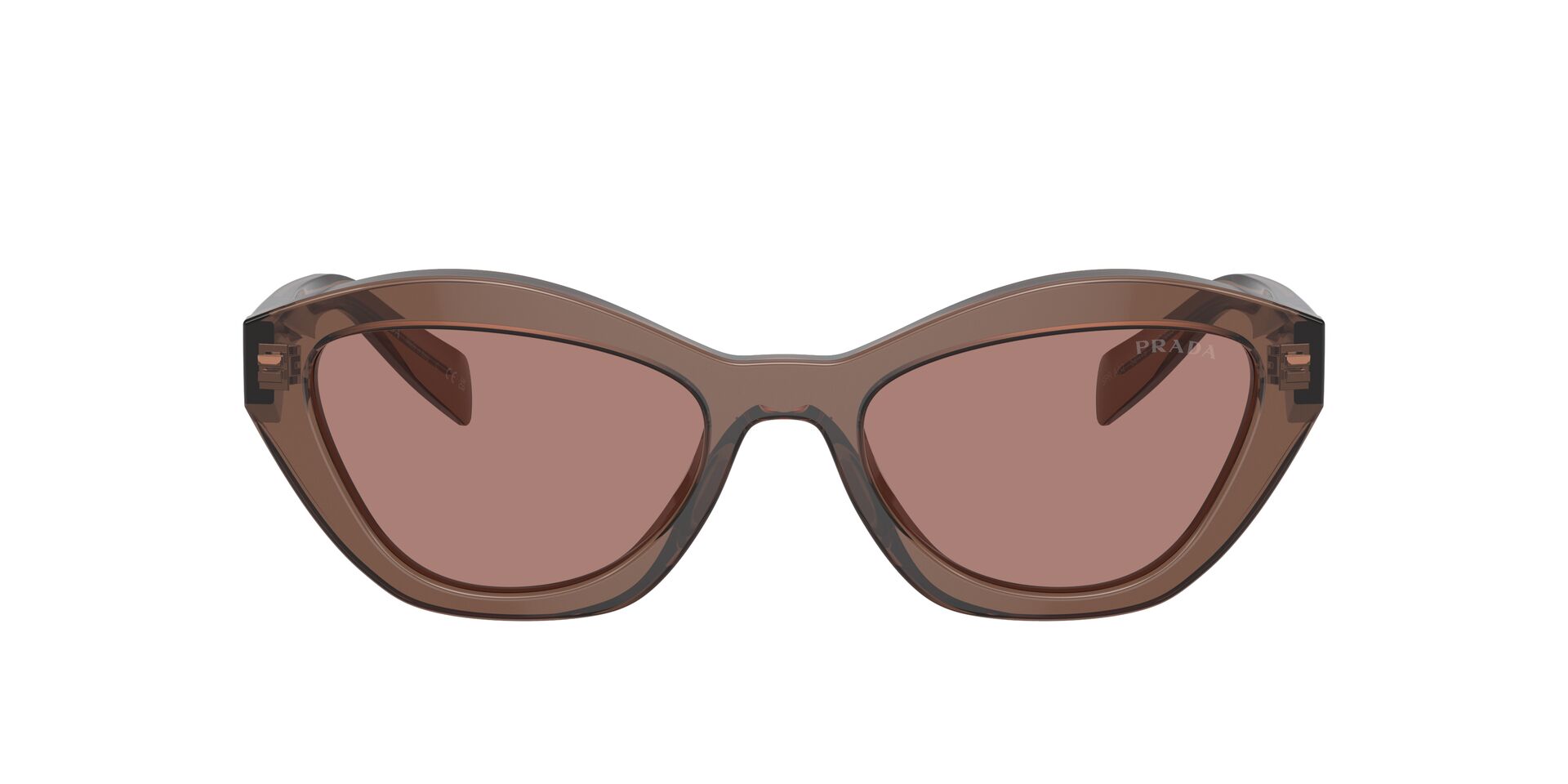 PRADA-A02S/S 17O60B BROWN TRANSPARENT 52*19, Marró transparent, hi-res image number 1