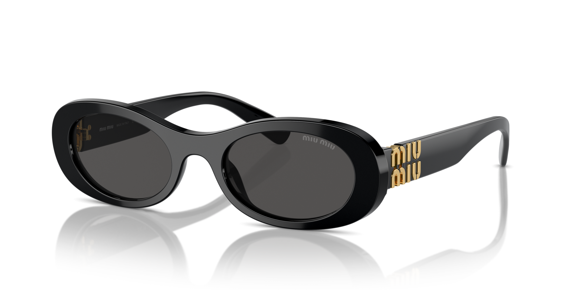 MIUMIU-06ZS/S 1AB5S0 BLACK(DARK GREY 50*20, , hi-res image number 0
