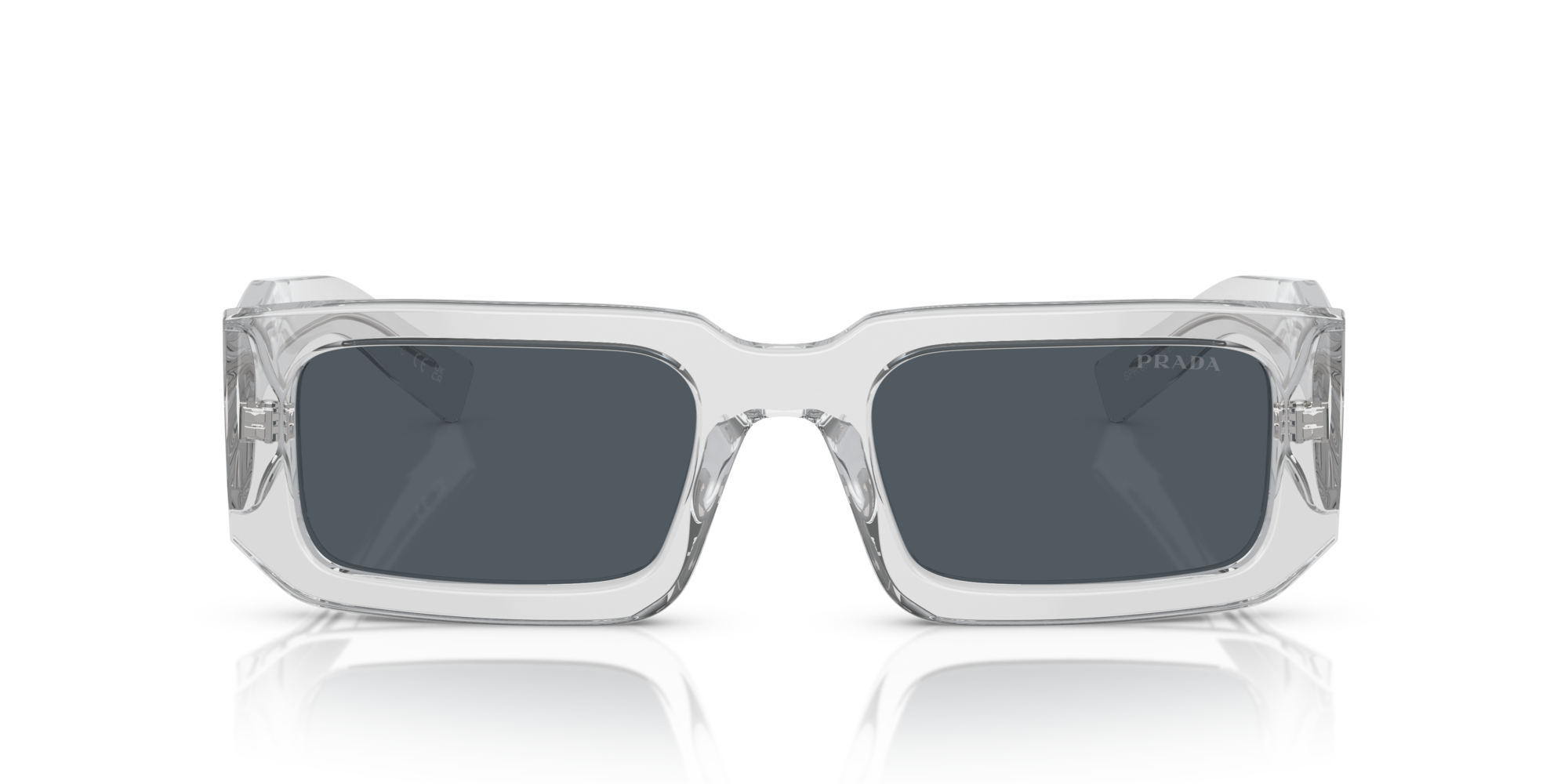 PRADA-06YS/S 12R-09T GRIS(GRIS) 53*21, Gris transparent, hi-res image number 1