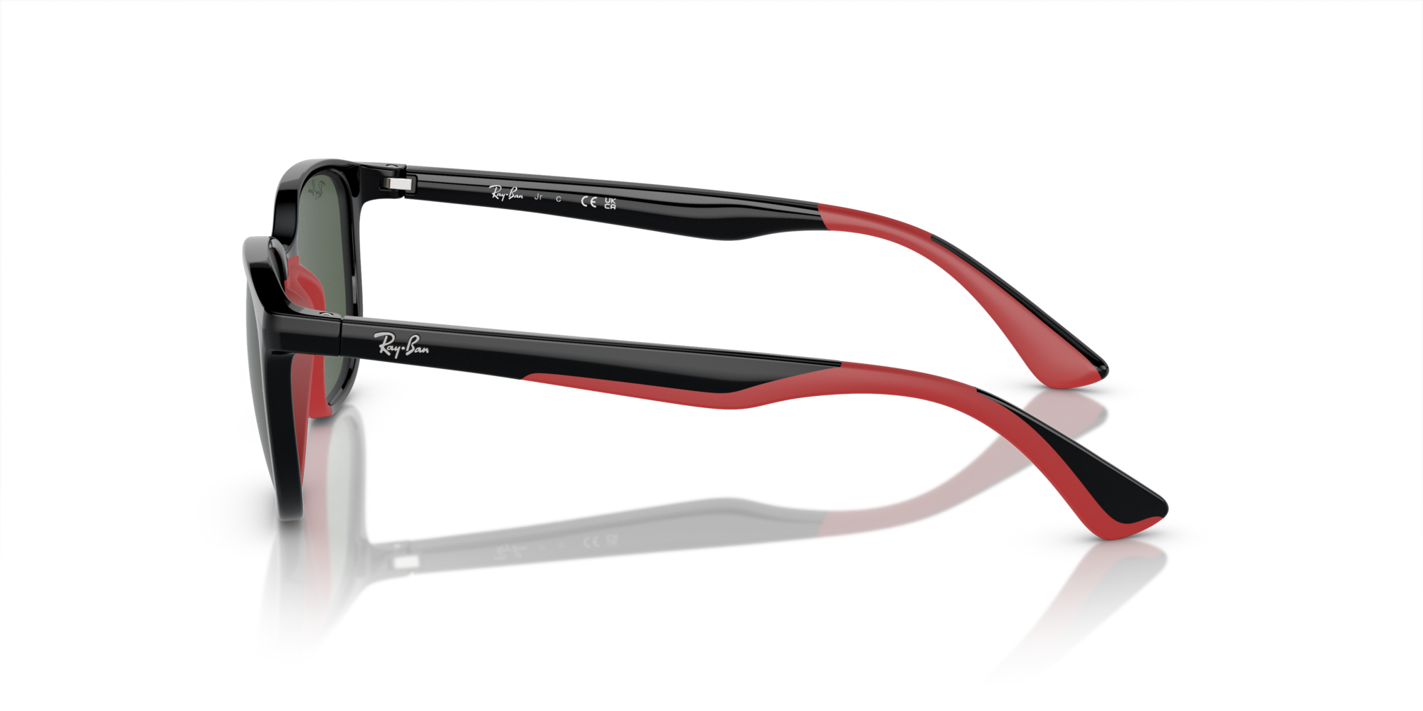 RJ-9078S 713171 BLACK ON RUBBER RED(DARK GREEN 48*16, Negre | Vermell, hi-res image number 2