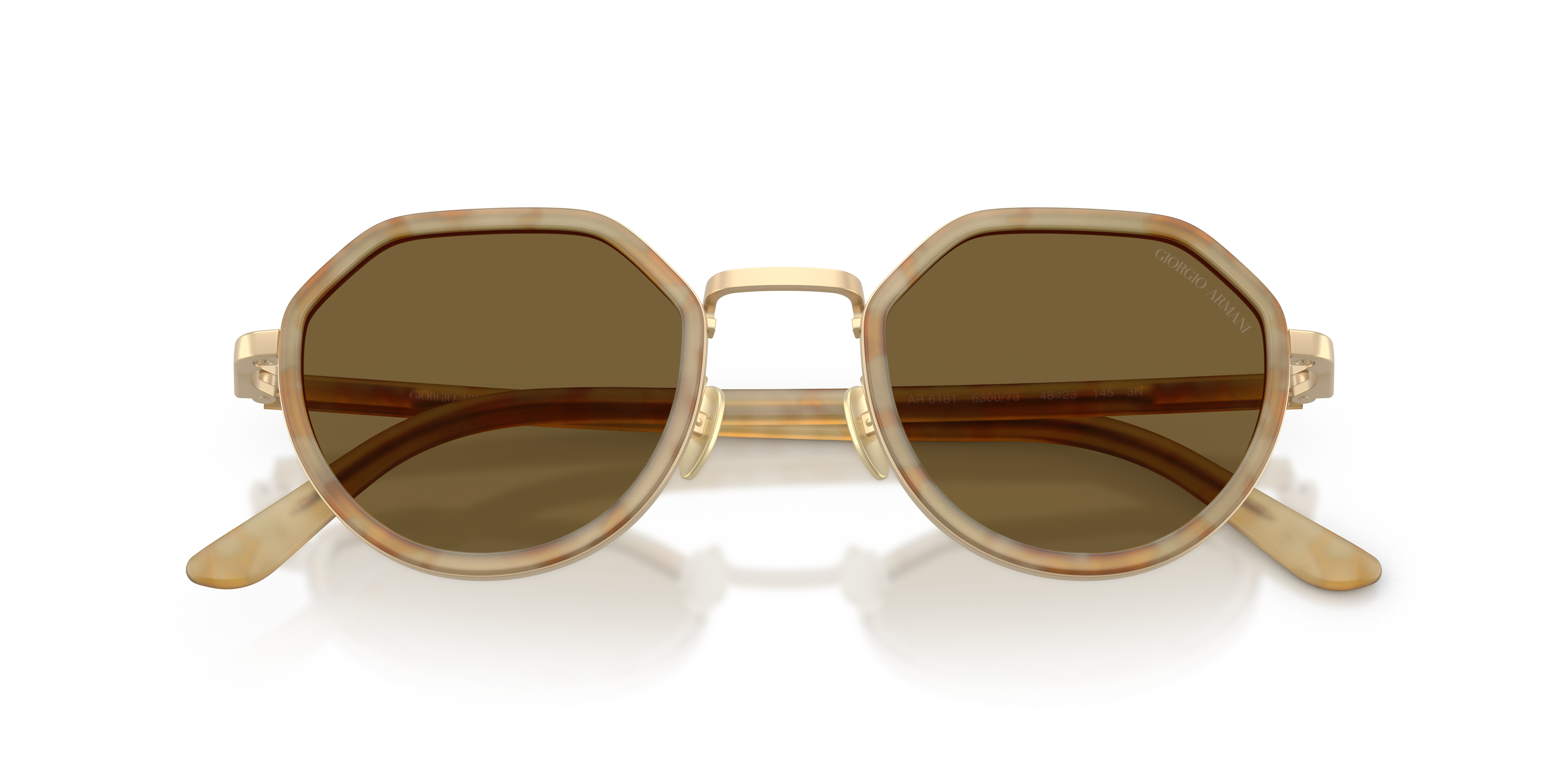 ARMANI-6181/S 630073 MATTE BEIGE HAVANA(OLIVE EXC 48*23, , hi-res image number 4
