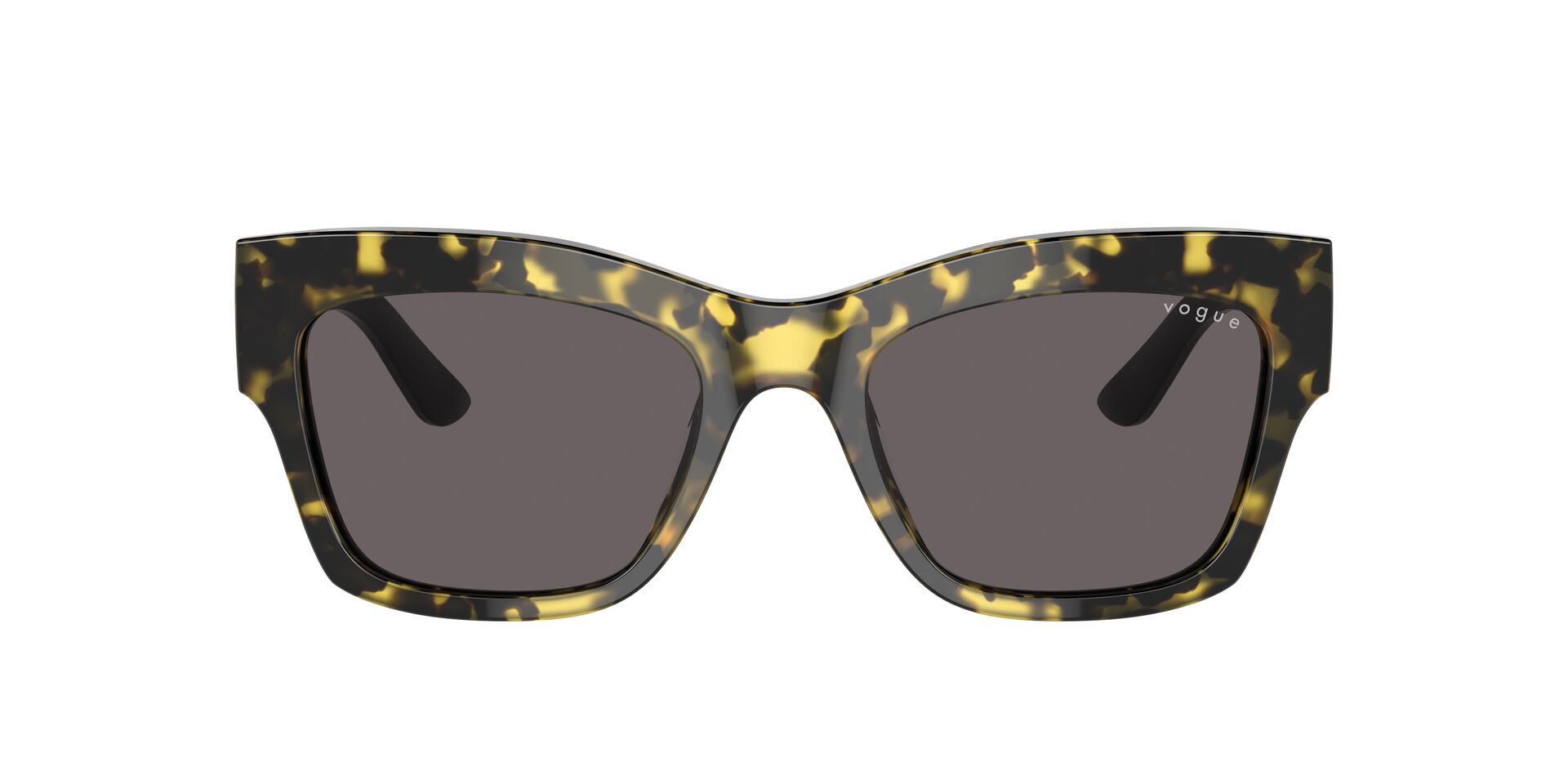 VOGUE-5524/S 309187 YELLOW TORTOISE(BLACK SMOKE 54*20, Negre | Groc, hi-res image number 1