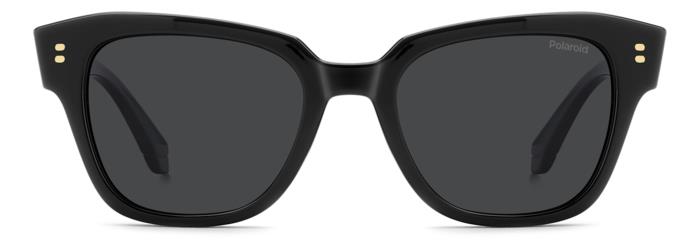 POLAROID-6251/S/X/S 807*M9 BLACK(GREYPOLARIZED 51*19, Negro, hi-res image number 1