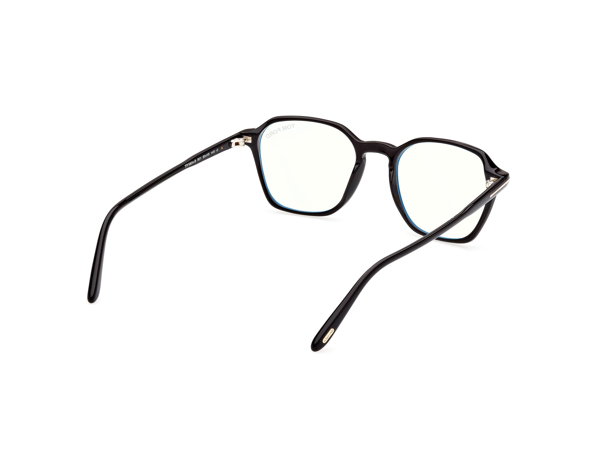 TOMFORD-5804B/G 001 shiny/black 50*19, Negre, hi-res image number 4