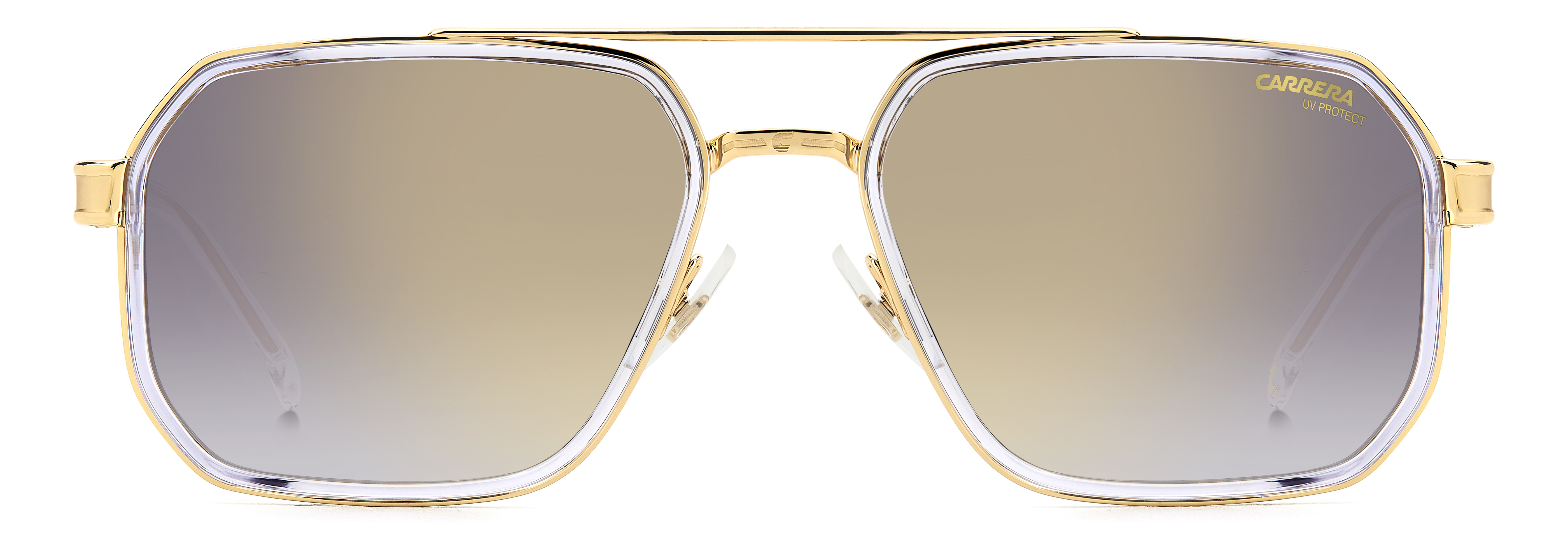 CARRERA-1069/S REJ*FQ CRYSTAL GOLD(GREY SHADED GOLD MIRROR 58*19, Transparent | Daurat, hi-res image number 1