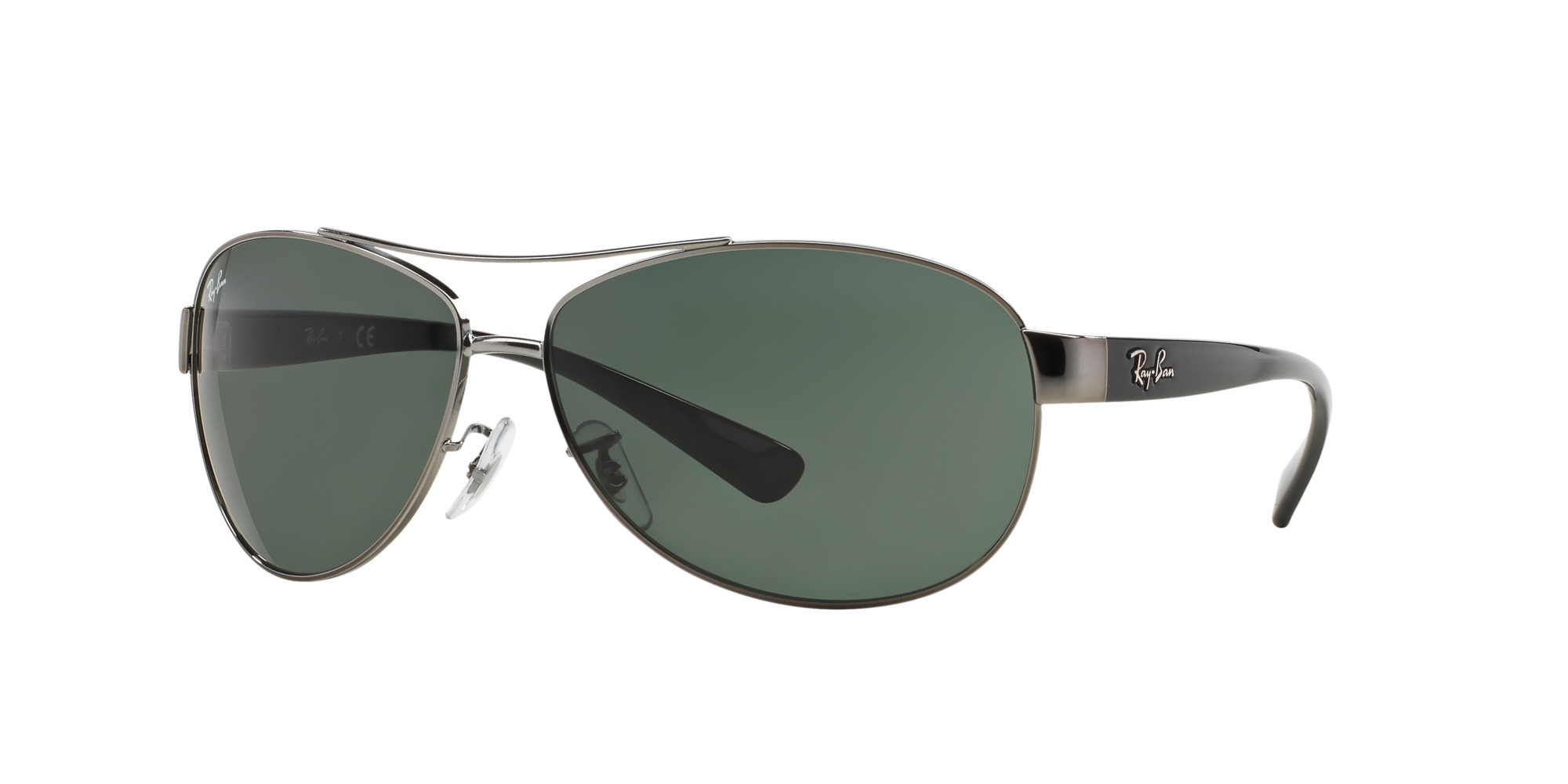 RB-3386 004/71*3N GUN MTL/NEGRO (VERDE) 63*13, Negre, hi-res image number 0