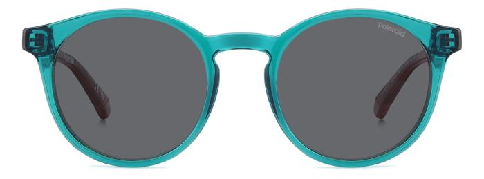 POLAROID-KIDS-8061/S TCF*M9 TURQUOISE(GREY POLARIZED 46*18, Turquesa, hi-res image number 1