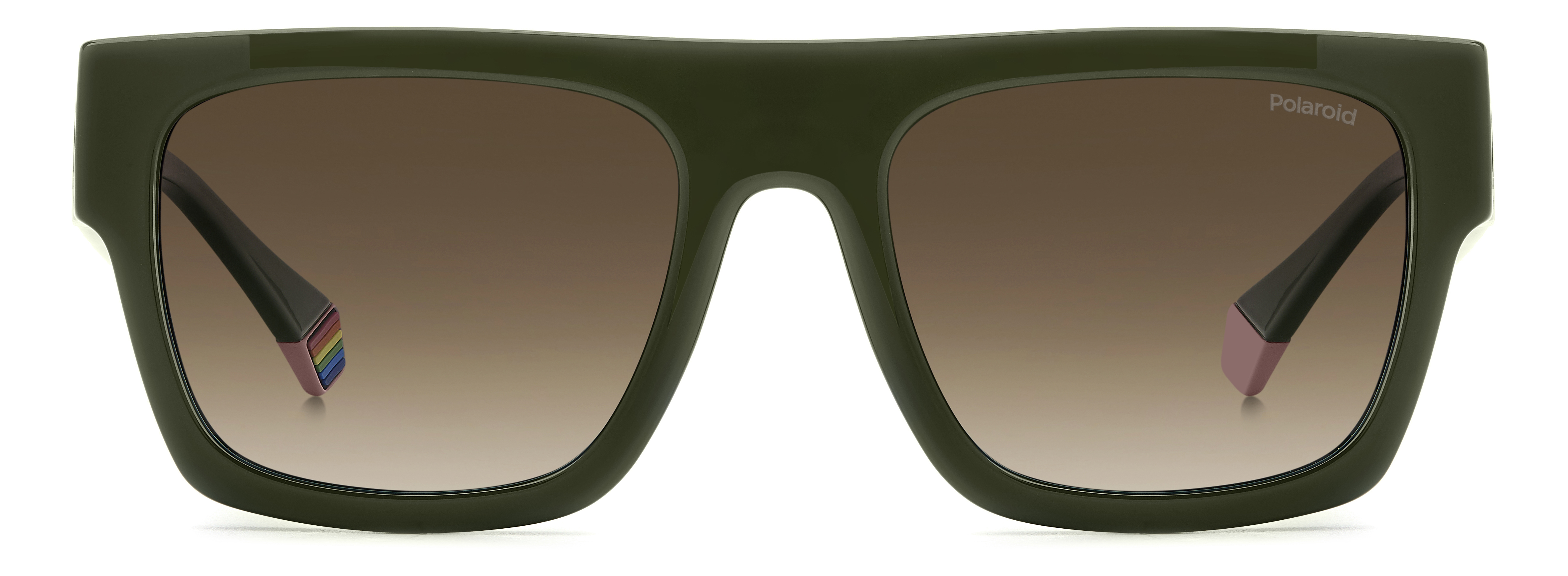 POLAROID-6224/S/X/S 1ED*LA GREEN(BROWN SHADED POLARIZED 54*20, Verd, hi-res image number 1