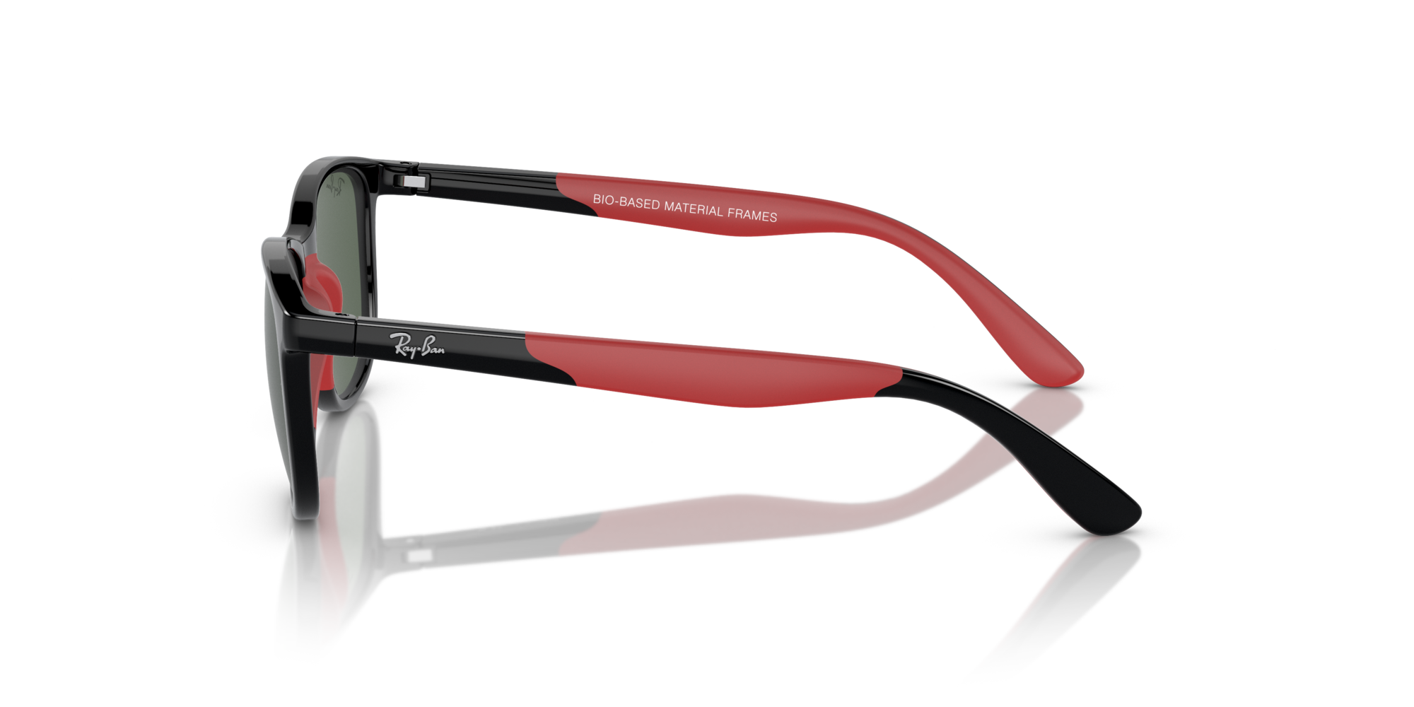 RJ-9077S 713171 BLACK ON RUBBER RED (DARK GREEN) 49*16, Negre | Vermell, hi-res image number 2