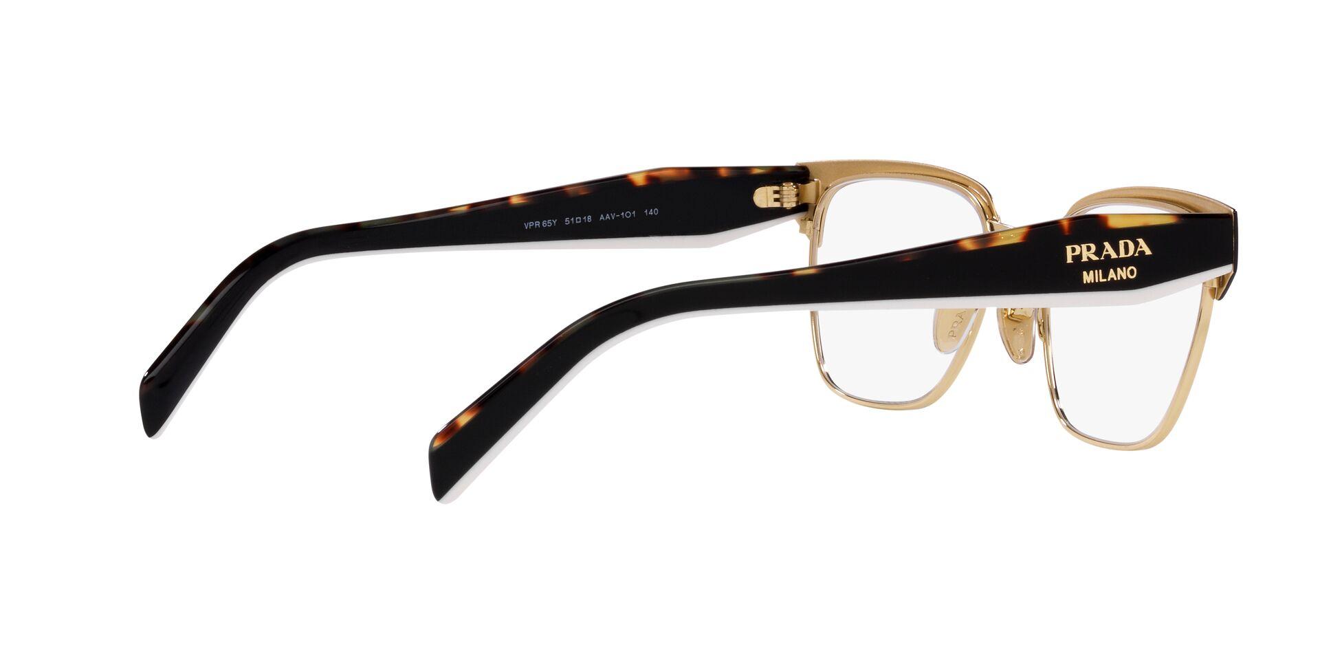 PRADA-65YV/G AAV1O1 BLACK/PALE GOLD 53*18, Negre, hi-res image number 4 PRADA-65YV/G AAV1O1 BLACK/PALE GOLD 53*18, Negre, hi-res image number 4