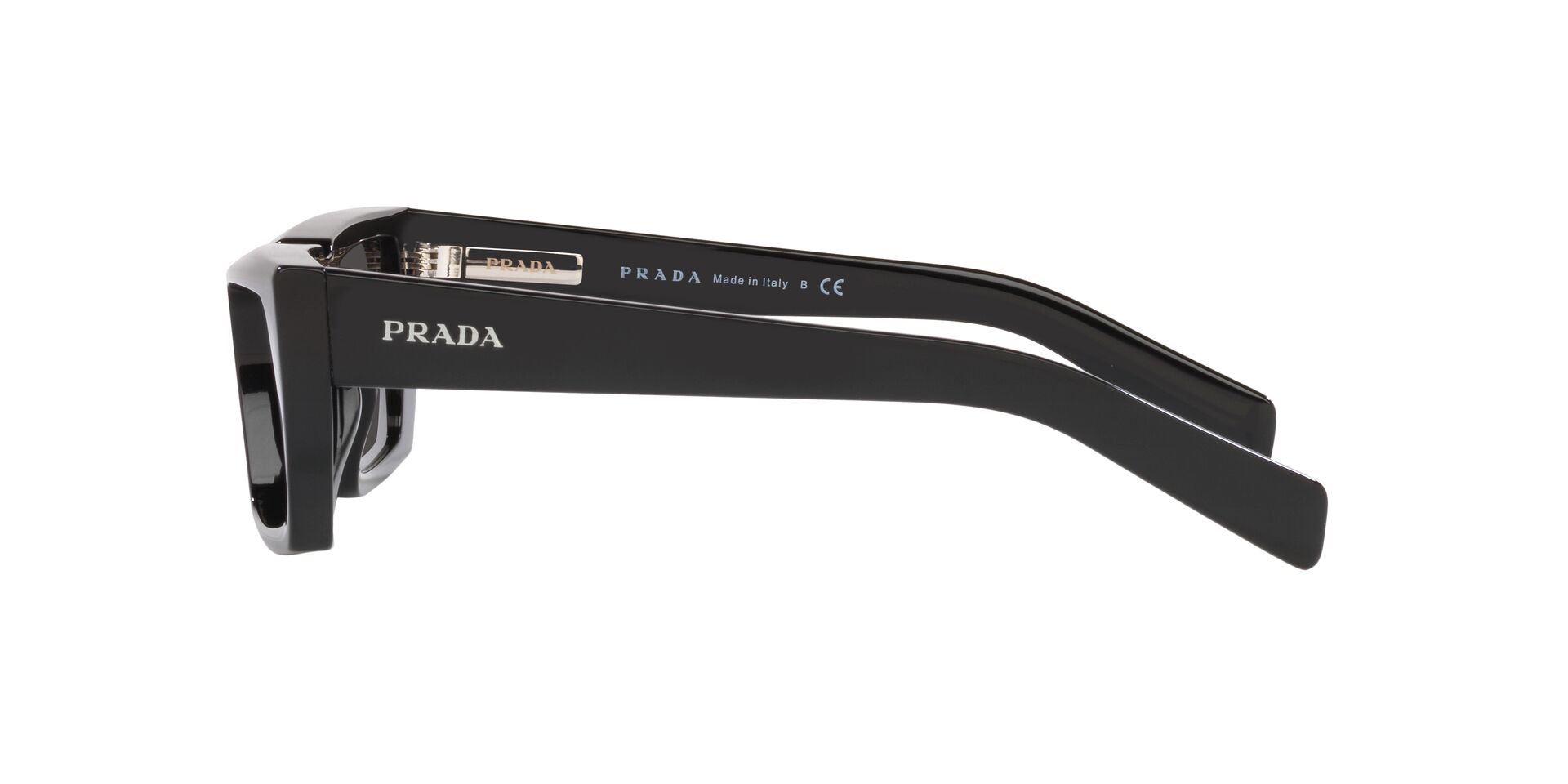 PRADA-24YS/S 1AB5S0 BLACK(DARK GREY 55*21, Negre, hi-res image number 3