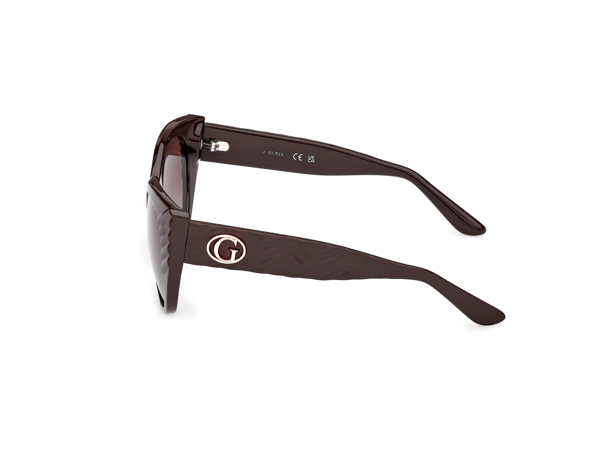 GUESS-00255/S 48F shiny dark brown 53*20, Marr&oacute;n, hi-res image number 1