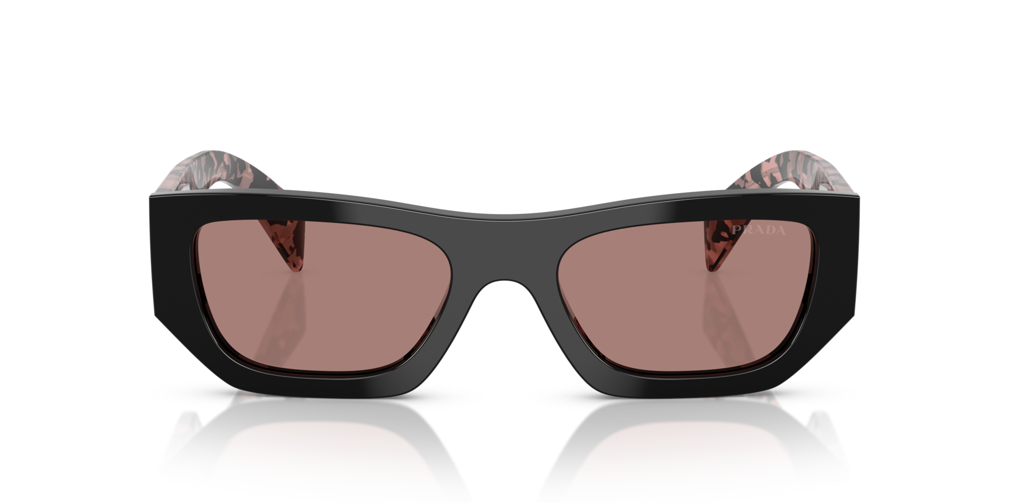 PRADA-A01S/S 13P60B BLACK(LIGHT BROWN 53*20, Negro, hi-res image number 1