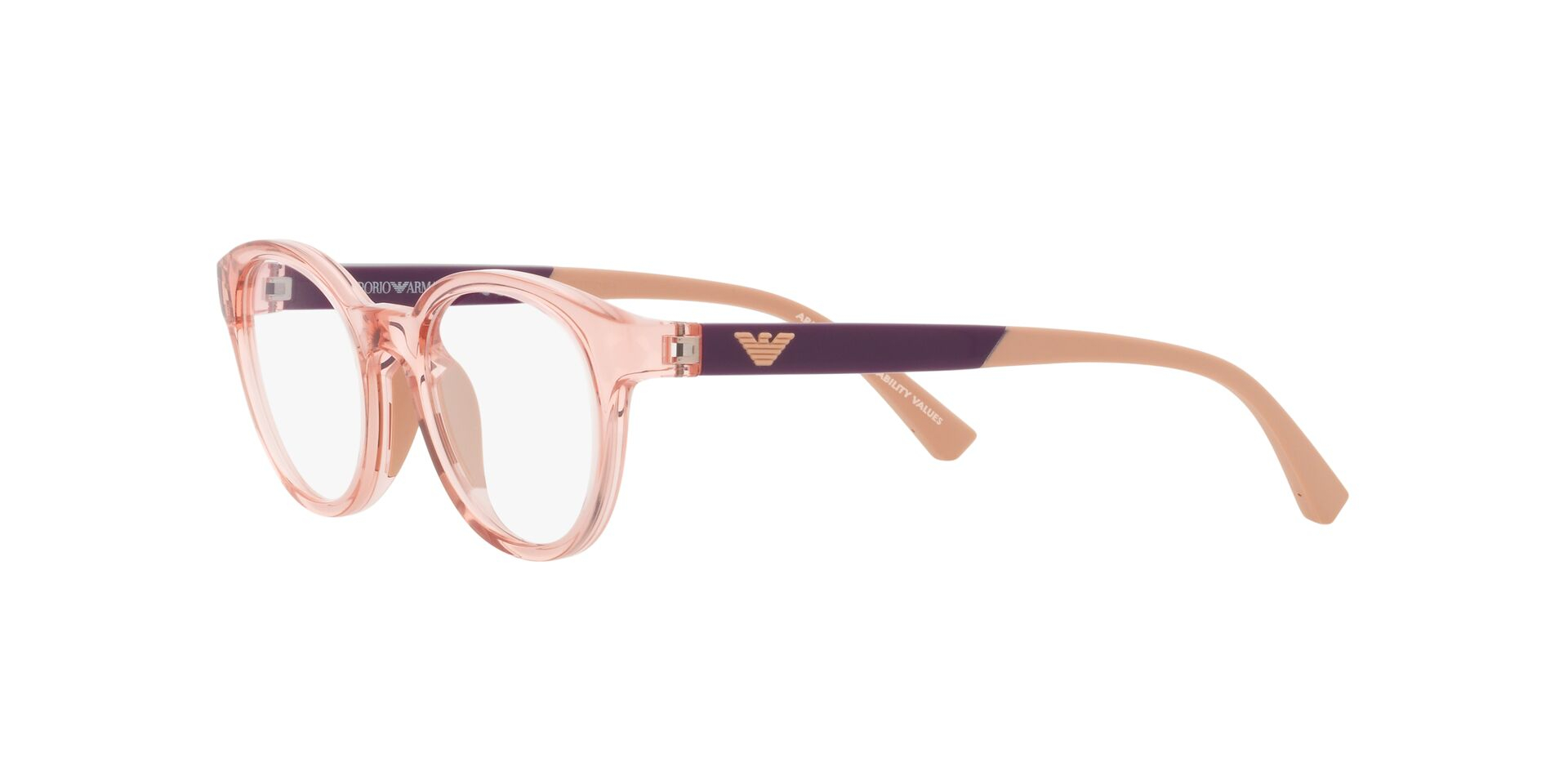 EMPORIO-KIDS-3205/G 5544 SHINY TRANSPARENT PINK 46*18, Rosa-Transparent, hi-res image number 10 EMPORIO-KIDS-3205/G 5544 SHINY TRANSPARENT PINK 46*18, Rosa-Transparent, hi-res image number 10