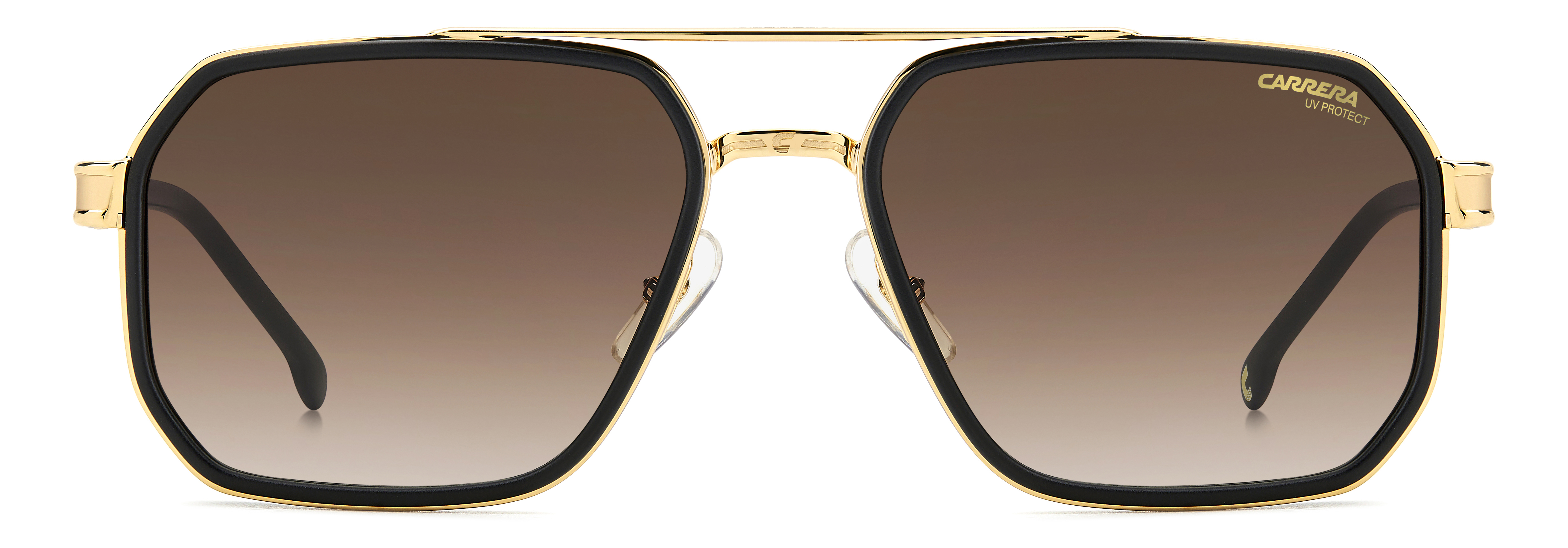 CARRERA-1069/S I46*86 MATTE BLACK GOLD(BLACK BROWN GREEN ANTIREFLEX 58*19, Negre | Daurat, hi-res image number 1