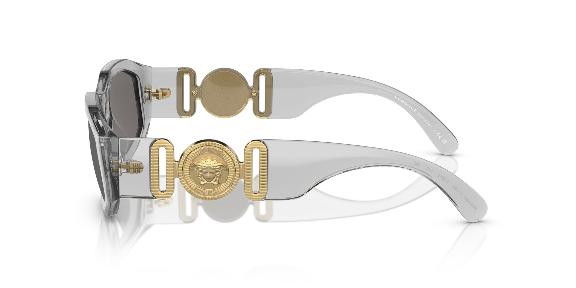 VERSACE-4361/S 311/6G 53*18, Gris transparent, hi-res image number 2