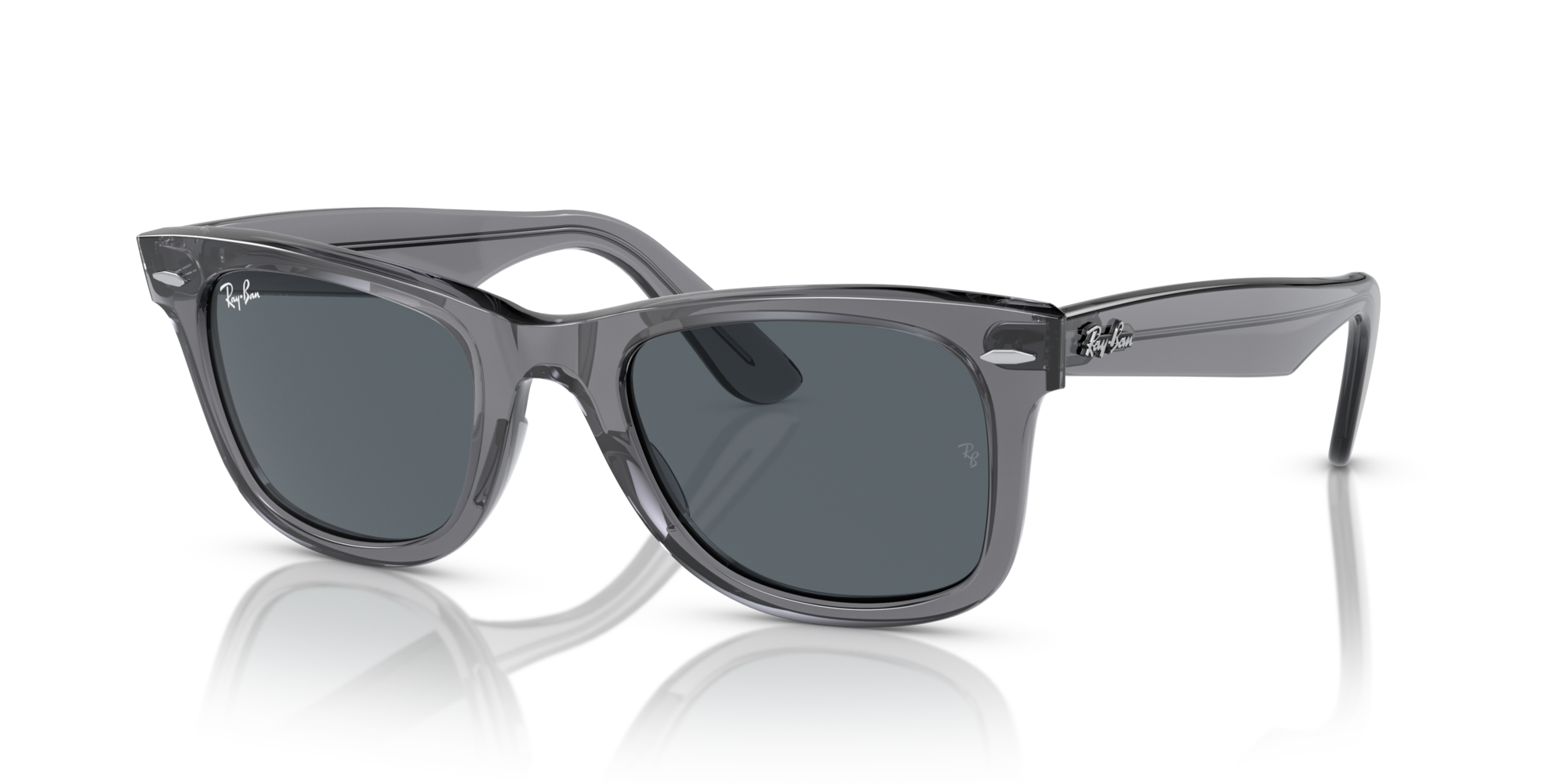 RB-2140 6641R5 TRANSPARENT GRAY(BLUE 50*22, Gris transparent, hi-res image number 0