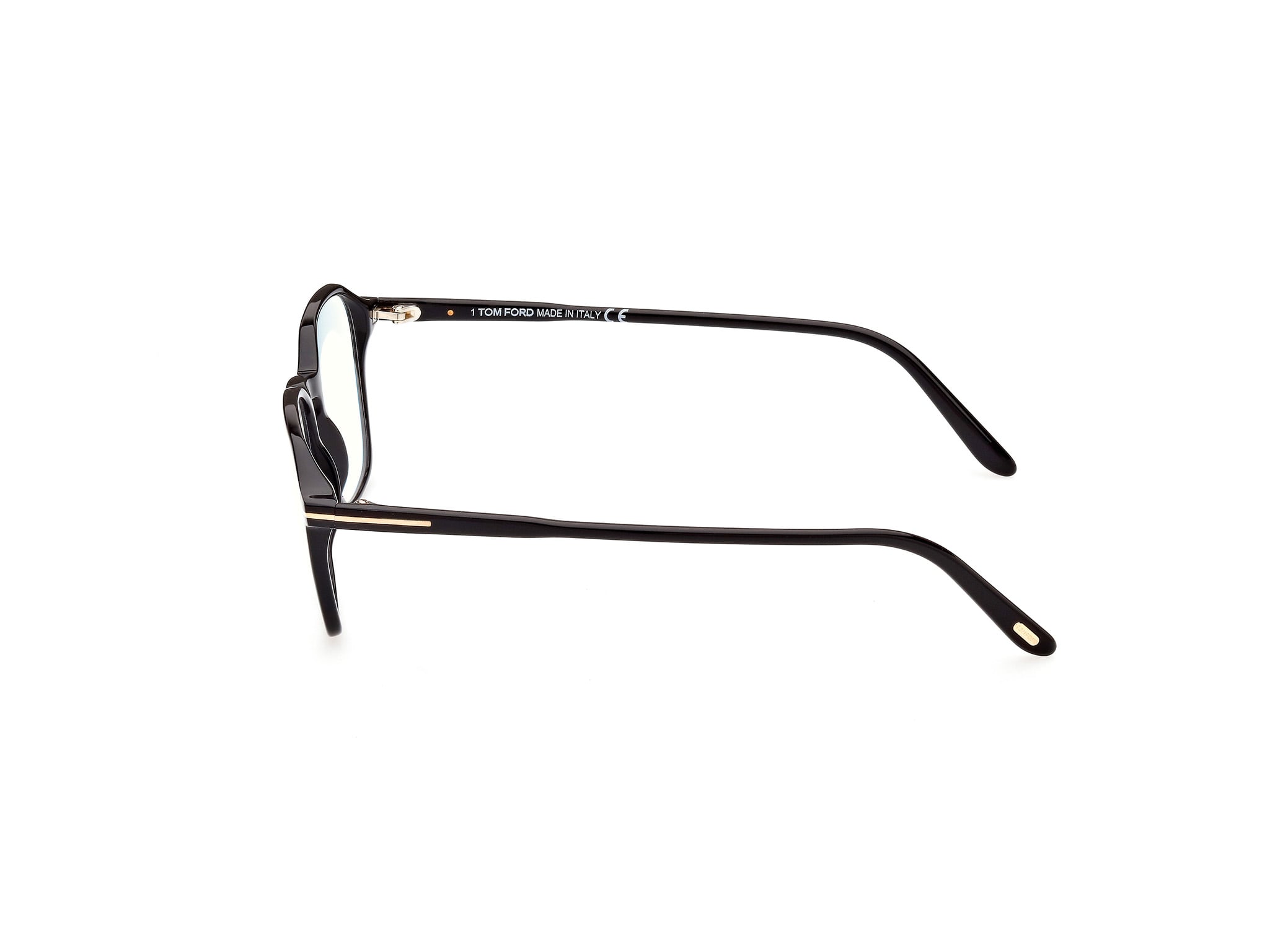 TOMFORD-5804B/G 001 shiny/black 50*19, Negre, hi-res image number 2