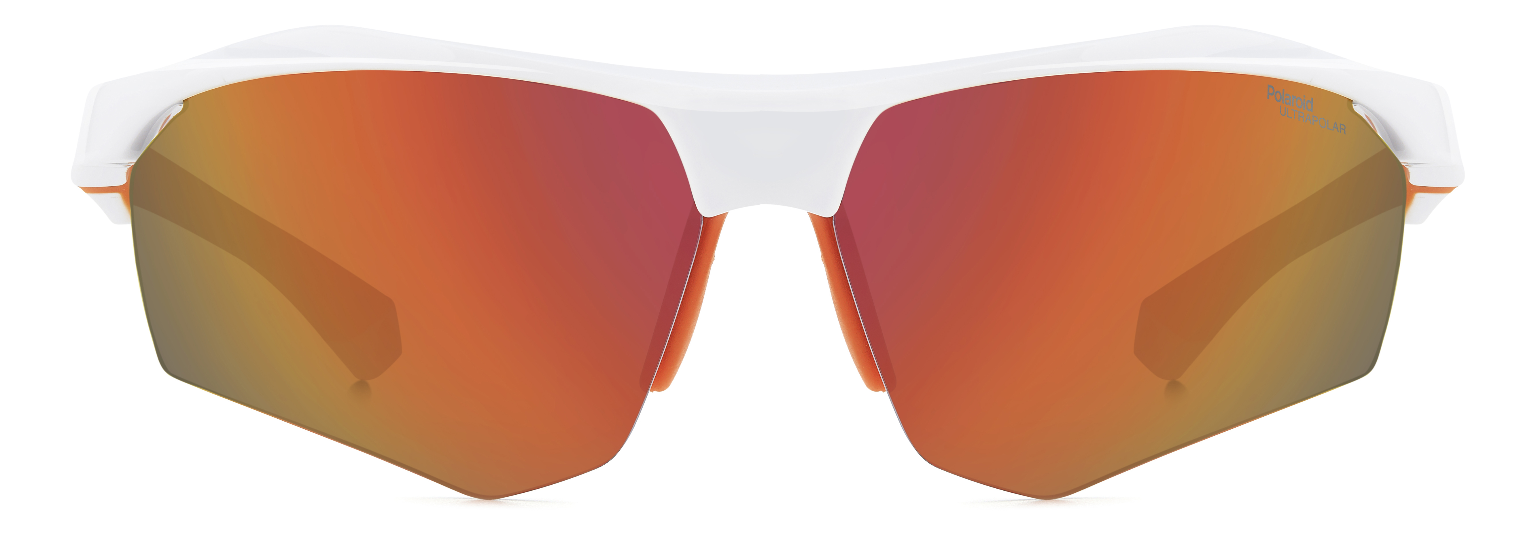 POLAROID-7055/S VK6*BG WHITE(RED MULTILAYER POLARIZED HIGHTCONTRAST 68*10, Blanc, hi-res image number 1