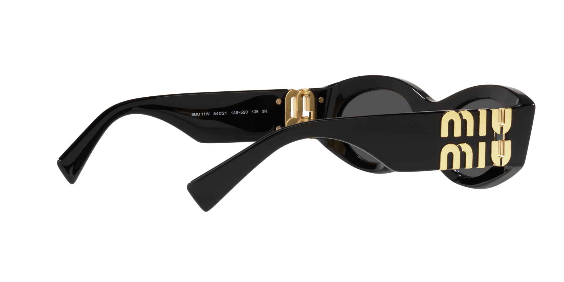 MIUMIU-11W/S 1AB5S0 NEGRA/NEGRA ORO 54*21, Negre, hi-res image number 7