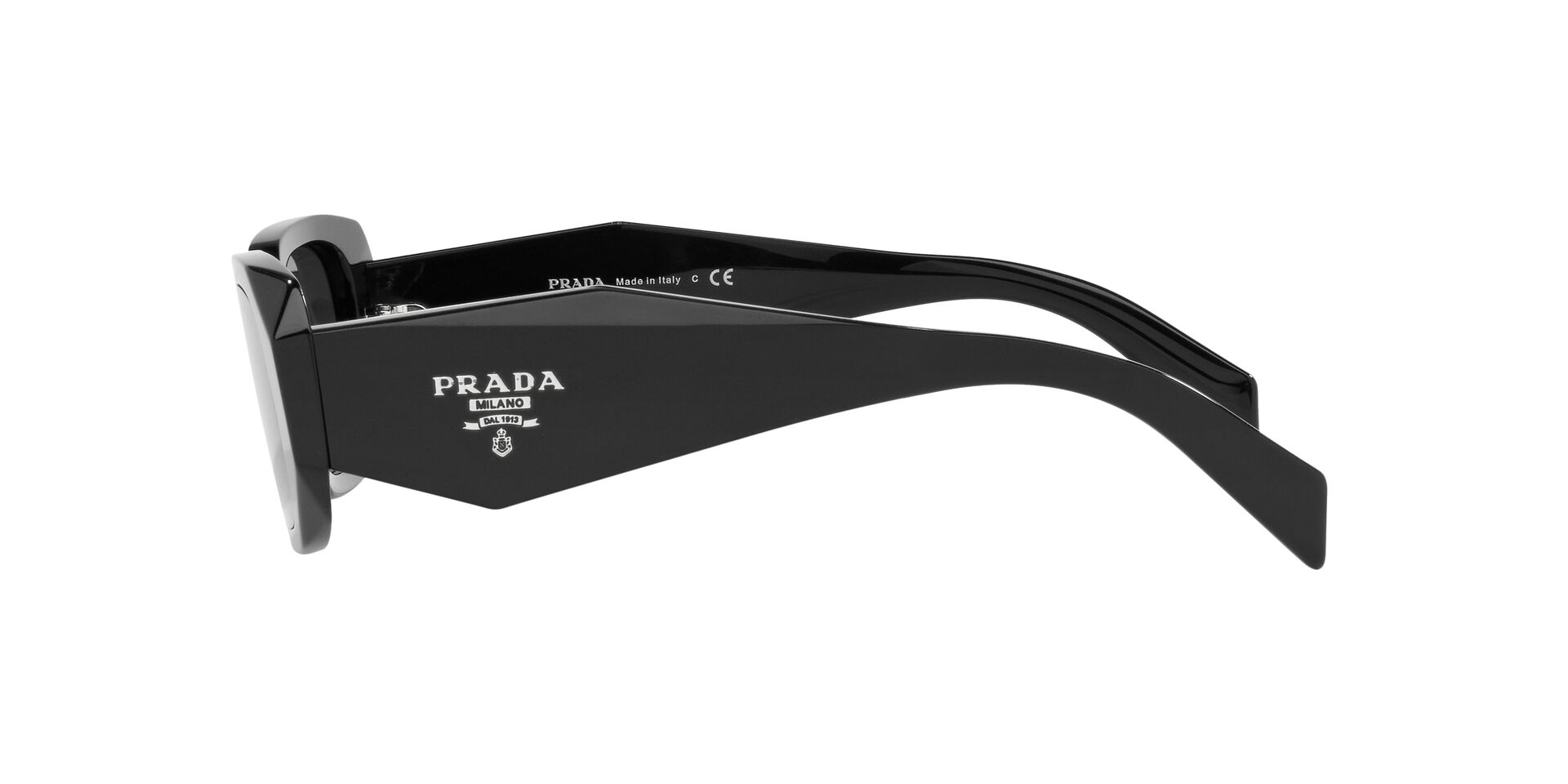 PRADA-17WS/S 1AB5S0 BLACK(DARK GREY 49*20, Negre, hi-res image number 2